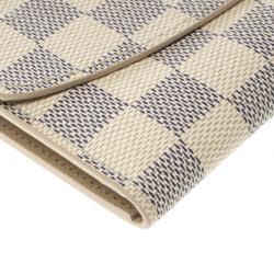 Louis Vuitton Damier Azur Canvas Emilie Wallet