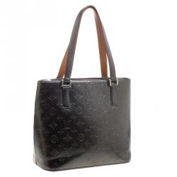 مملوكة مسبقًا Louis Vuitton Metallic Dark Grey Monogram Mat Stockton Bag