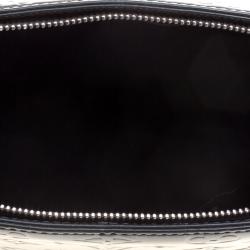 مملوكة مسبقًا Louis Vuitton Metallic Dark Grey Monogram Mat Stockton Bag