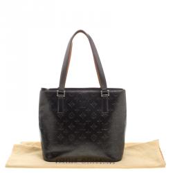 مملوكة مسبقًا Louis Vuitton Metallic Dark Grey Monogram Mat Stockton Bag