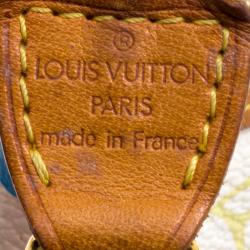 Pre Owned Louis Vuitton White Multicolor Canvas Pochette Accessories