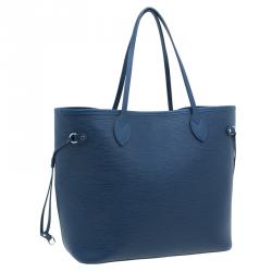 Louis Vuitton Blue Epi Leather Neverfull MM