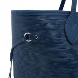 Louis Vuitton Blue Epi Leather Neverfull MM