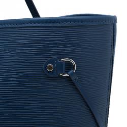Louis Vuitton Blue Epi Leather Neverfull MM