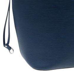 Louis Vuitton Blue Epi Leather Neverfull MM