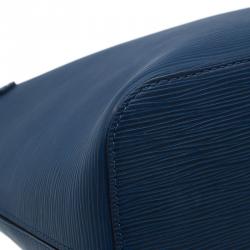 Louis Vuitton Blue Epi Leather Neverfull MM