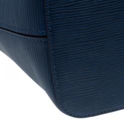 Louis Vuitton Blue Epi Leather Neverfull MM