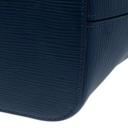 Louis Vuitton Blue Epi Leather Neverfull MM