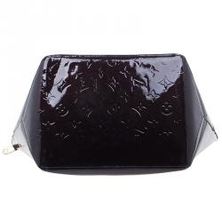 Pre Owned Louis Vuitton Amarante Monogram Vernis Bellevue PM