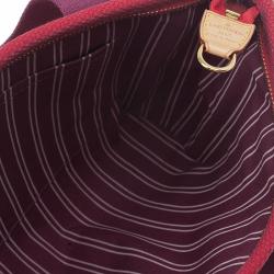 Pre Owned حقيبة لوي فيتنون كاباس كانفاس أنتيغوا أحمر PM