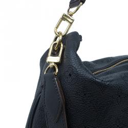 مملوكة مسبقًا Louis Vuitton Black Monogram Mahina Leather Selene MM