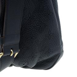 مملوكة مسبقًا Louis Vuitton Black Monogram Mahina Leather Selene MM