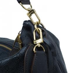 مملوكة مسبقًا Louis Vuitton Black Monogram Mahina Leather Selene MM
