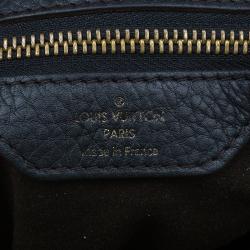 مملوكة مسبقًا Louis Vuitton Black Monogram Mahina Leather Selene MM