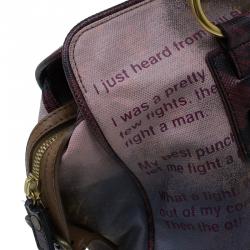 مملوكة مسبقًا Louis Vuitton Acid Monogram Canvas Limited Edition Richard Prince Graduate Jokes Tote