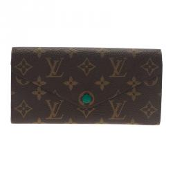 Pre Owned Louis Vuitton Brown Monogram Canvas Wallet