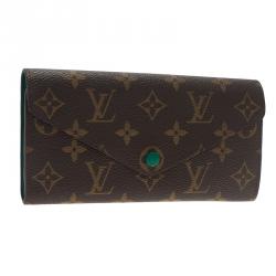 Pre Owned Louis Vuitton Brown Monogram Canvas Wallet