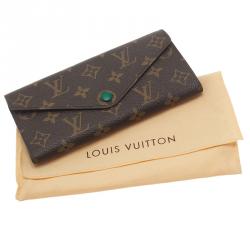 Pre Owned Louis Vuitton Brown Monogram Canvas Wallet