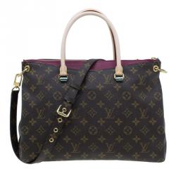 Louis Vuitton Monogram Coated Canvas Pallas Aurore Tote