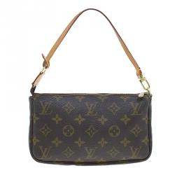 مملوكة مسبقًا حقيبة يد صغيرة للإكسسوارات لوي فيتون كانفاس مونوغرامي