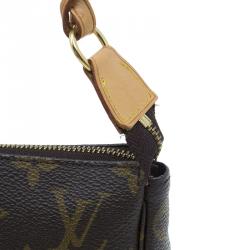 مملوكة مسبقًا حقيبة يد صغيرة للإكسسوارات لوي فيتون كانفاس مونوغرامي