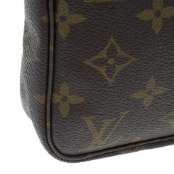 مملوكة مسبقًا حقيبة يد صغيرة للإكسسوارات لوي فيتون كان�فاس مونوغرامي