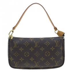 Pre Owned حقيبة يد صغيرة للإكسسوارات لوي فيتون كانفاس مونوغرامي