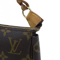 Pre Owned حقيبة يد صغيرة للإكسسوارات لوي فيتون كانفاس مونوغرامي