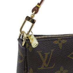 Pre Owned حقيبة يد صغيرة للإكسسوارات لوي فيتون كانفاس مونوغرامي