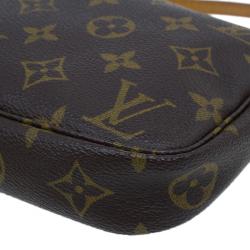 Pre Owned حقيبة يد صغيرة للإكسسوارات لوي فيتون كانفاس مونوغرامي