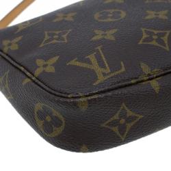 Pre Owned حقيبة يد صغيرة للإكسسوارات لوي فيتون كانفاس مونوغرامي
