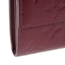 مملوكة مسبقًا محفظة لوي فيتون سارة فيرنيه أمارانت مونوغرامي