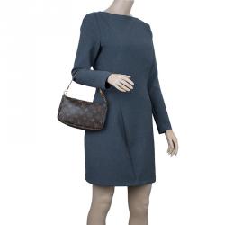 Pre Owned Louis Vuitton Monogram Canvas Pochette Accessoires Pouch Accessories