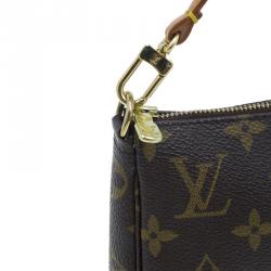 Pre Owned Louis Vuitton Monogram Canvas Pochette Accessoires Pouch Accessories