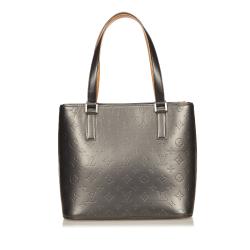 مملوكة مسبقًا حقيبة لوي فيتون مات ستوك تون مونوغرام فضي