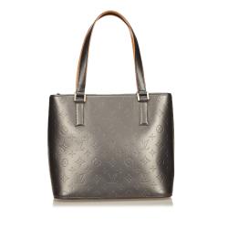 مملوكة مسبقًا حقيبة لوي فيتون مات ستوكتون مونوغرام فضي