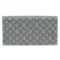 Pre Owned محفظة لوي فيتون كونتينيتال كانفاس رمادي مونوغرامي