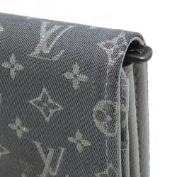 Pre Owned محفظة لوي فيتون كونتينيتال كانفاس رمادي مونوغرامي