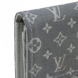 Pre Owned محفظة لوي فيتون كونتينيتال كانفاس رمادي مونوغرامي