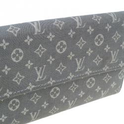 Pre Owned محفظة لوي فيتون كونتينيتال كانفاس رمادي مونوغرامي