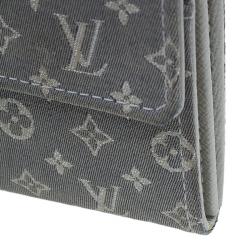 Pre Owned محفظة لوي فيتون كونتينيتال كانفاس رمادي مونوغرامي