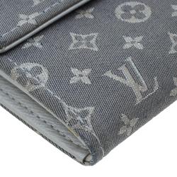 Pre Owned محفظة لوي فيتون كونتينيتال كانفاس رمادي مونوغرامي