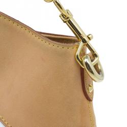 مملوكة مسبقًا حقيبة لوي فيتون جودى MM كانفاس أبيض مونوغرامي