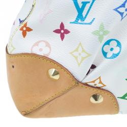 مملوكة مسبقًا حقيبة لوي فيتون جودى MM كانفاس أبيض مونوغرامي