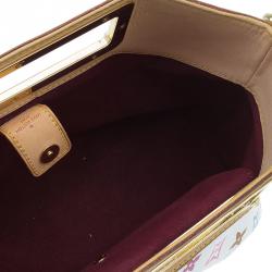 مملوكة مسبقًا حقيبة لوي فيتون جودى MM كانفاس أبيض مونوغرامي