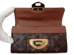 Pre Owned محفظة لوي فيتون سارة كانفاس مونوغرامي مبطن