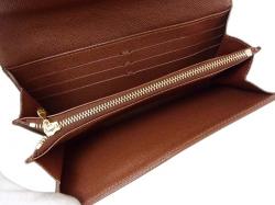 Pre Owned محفظة لوي فيتون سارة كانفاس مونوغرامي مبطن