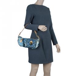 Louis Vuitton Monogram Denim Patchwork Neverfull MM w/ Pouch - Blue Totes,  Handbags - LOU780534