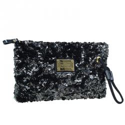 Pre Owned حقيبة كلتش لوي فيتون بوكيت روكوكو ترتر سوداء