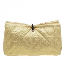 مملوكة مسبقًا حقيبة كلتش لوي فيتون لايملايت أفريكان كوين إصدارة محدودة قماش مونوغرامي مقوى ذهبية